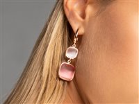 Orecchini Madì Donna Laguna Ciliegia in Argento Quarzo idrotermale 38790-MADÌ - 38790-MADÌ